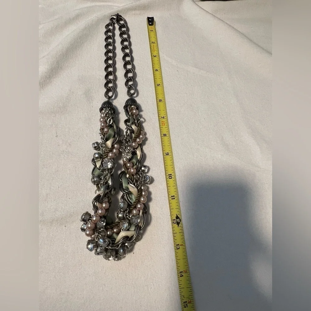 LOFT Rhinestone Statement Necklace